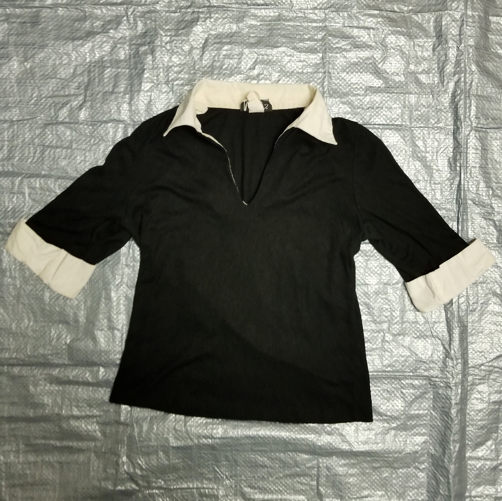 👙M Basics vintage Y2K collared top - Picture 2 of 5
